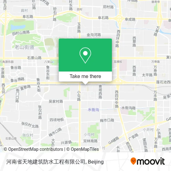 河南省天地建筑防水工程有限公司 map