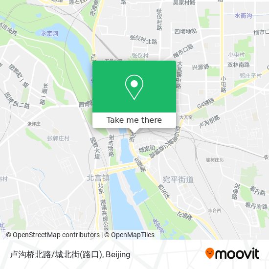 卢沟桥北路/城北街(路口) map