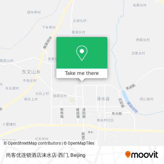 尚客优连锁酒店涞水店-西门 map