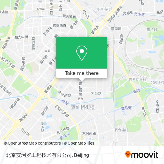 北京安珂罗工程技术有限公司 map