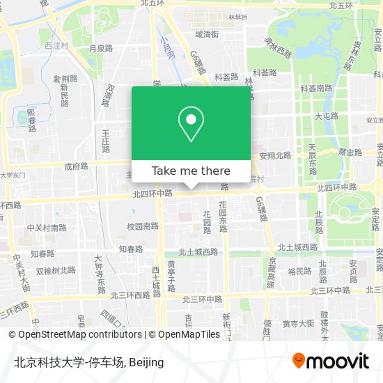 北京科技大学-停车场 map