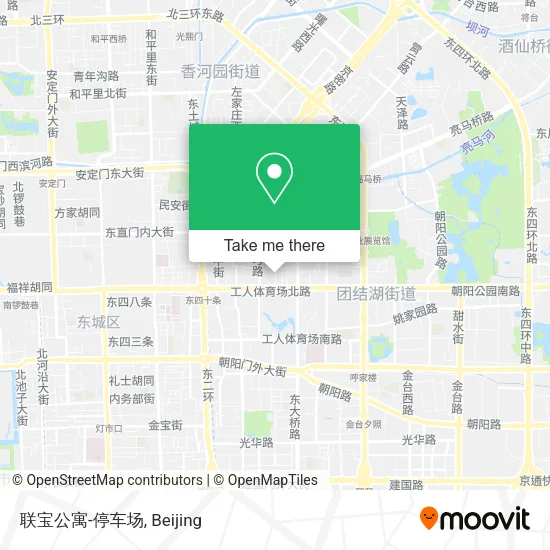 联宝公寓-停车场 map