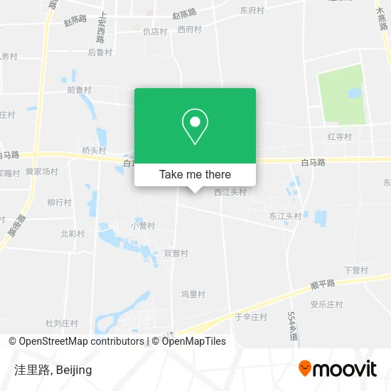 洼里路 map