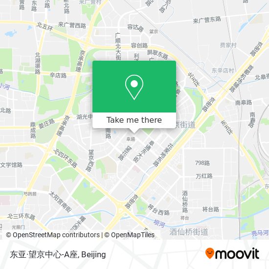 东亚·望京中心-A座 map