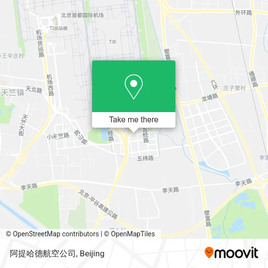 阿提哈德航空公司 map