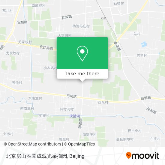 北京房山胜圃成观光采摘园 map