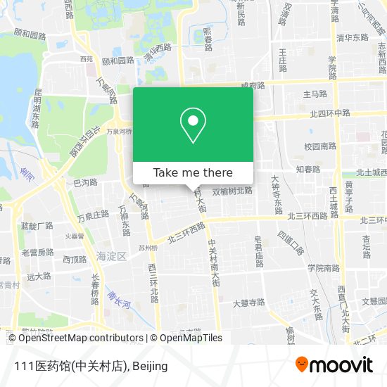 111医药馆(中关村店) map