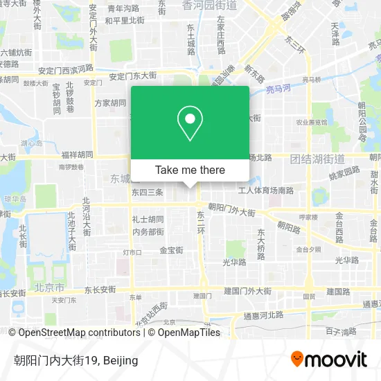 朝阳门内大街19 map