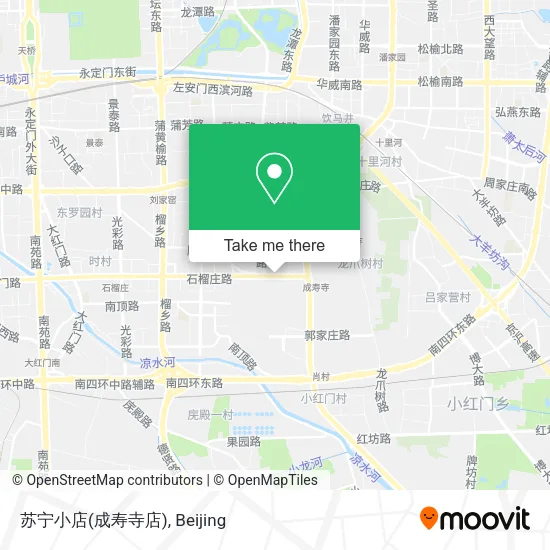 苏宁小店(成寿寺店) map