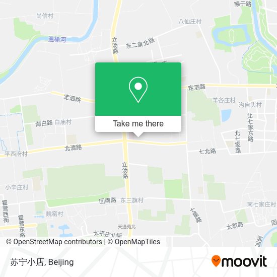 苏宁小店 map