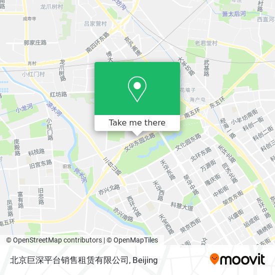 北京巨深平台销售租赁有限公司 map