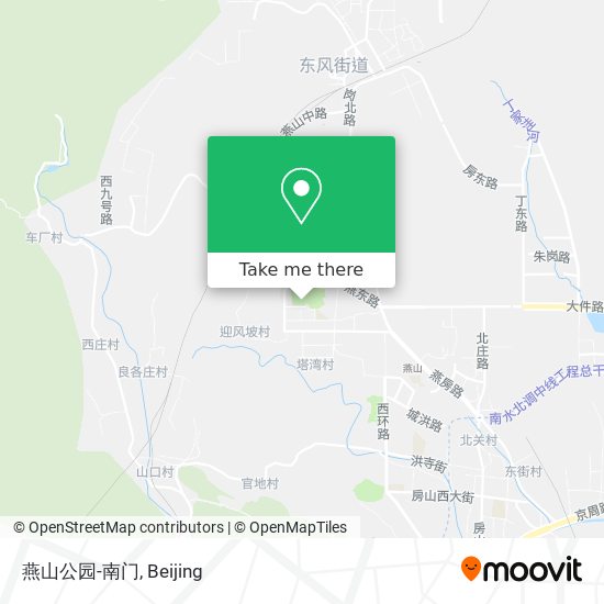 燕山公园-南门 map