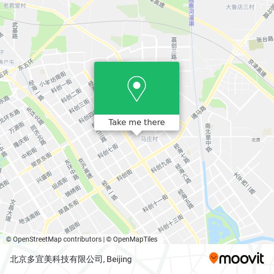 北京多宜美科技有限公司 map