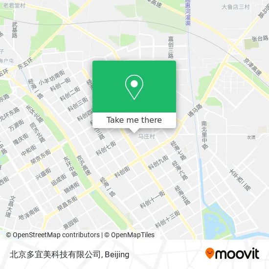 北京多宜美科技有限公司 map