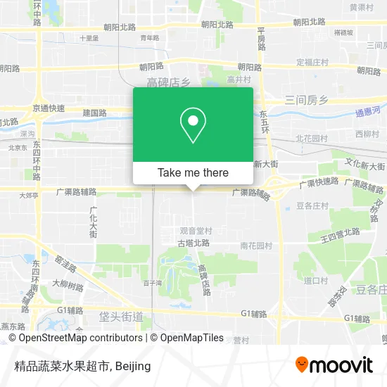 精品蔬菜水果超市 map