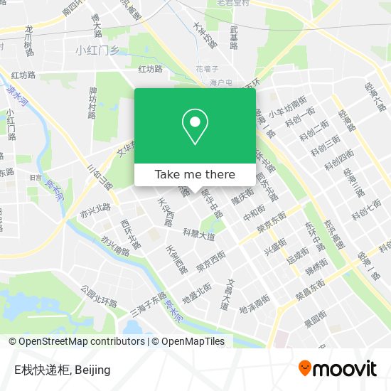 E栈快递柜 map