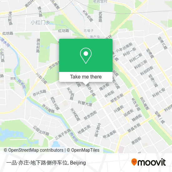 一品·亦庄-地下路侧停车位 map