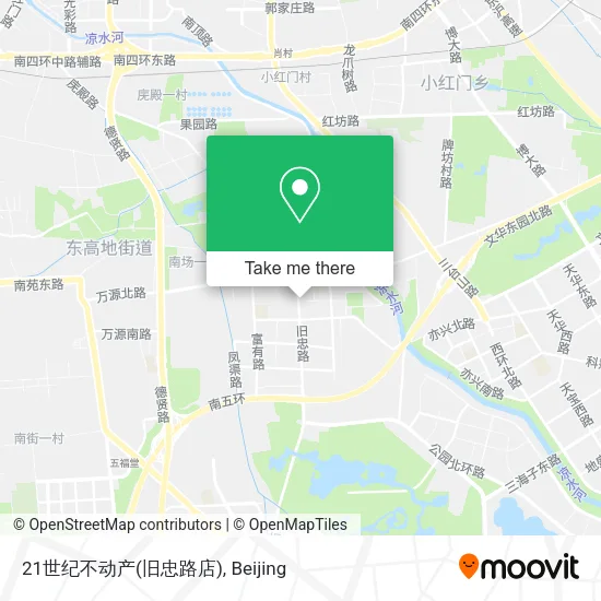 21世纪不动产(旧忠路店) map