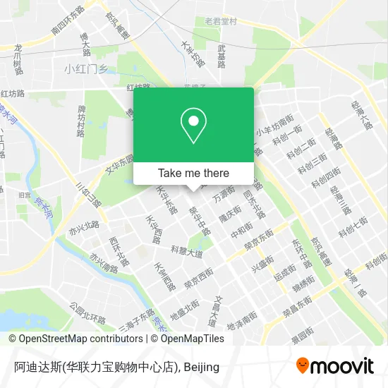 阿迪达斯(华联力宝购物中心店) map