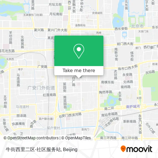 牛街西里二区-社区服务站 map