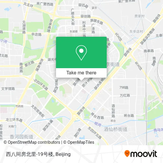 西八间房北里-19号楼 map