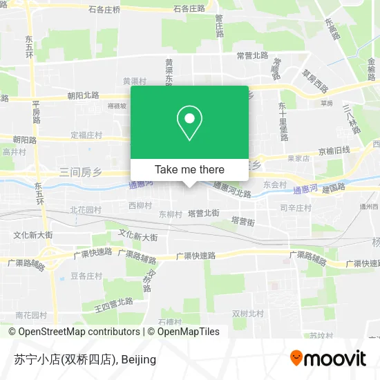 苏宁小店(双桥四店) map