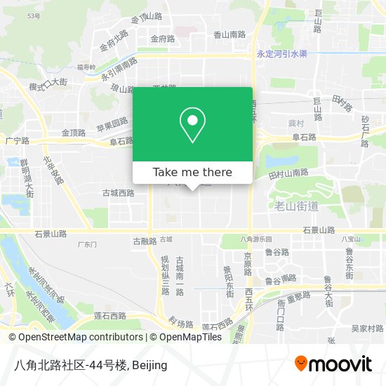 八角北路社区-44号楼 map