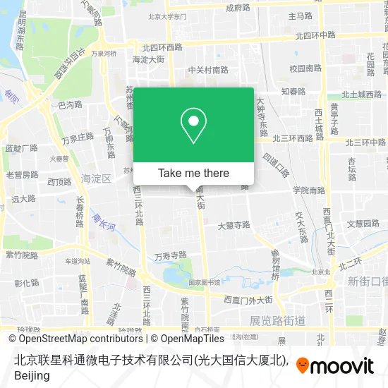 北京联星科通微电子技术有限公司(光大国信大厦北) map
