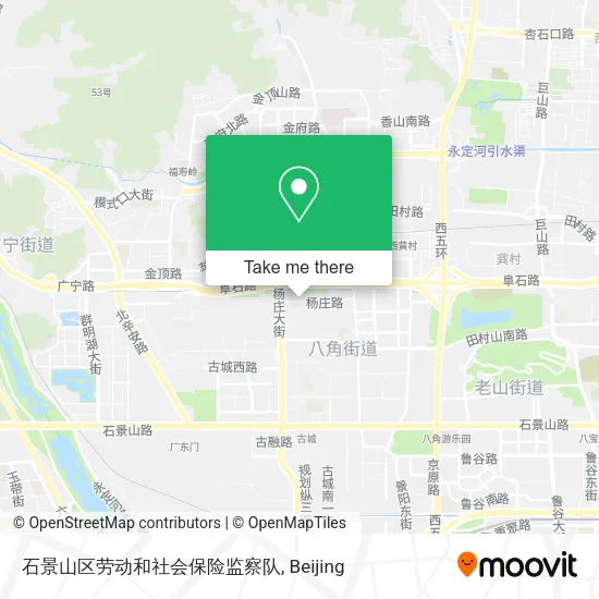 石景山区劳动和社会保险监察队 map