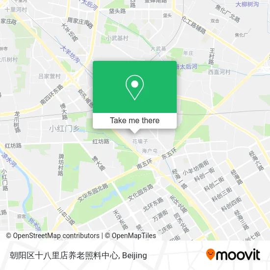 朝阳区十八里店养老照料中心 map