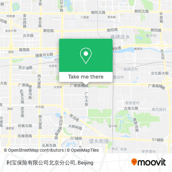 利宝保险有限公司北京分公司 map