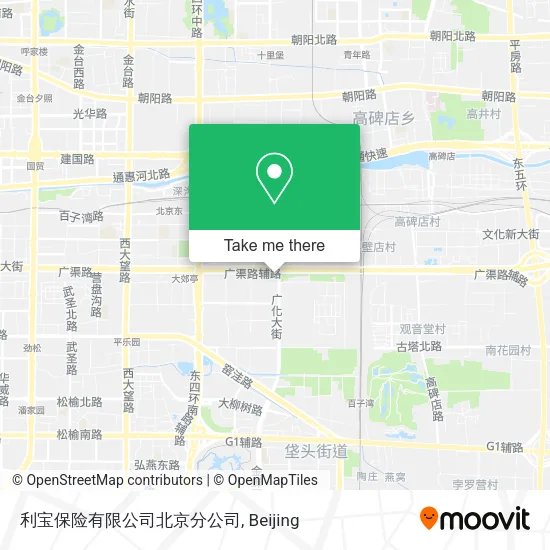 利宝保险有限公司北京分公司 map