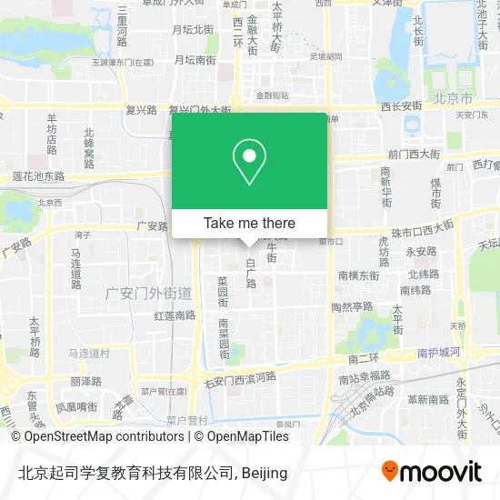 北京起司学复教育科技有限公司 map