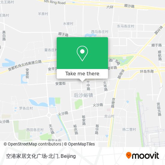 空港家居文化广场-北门 map