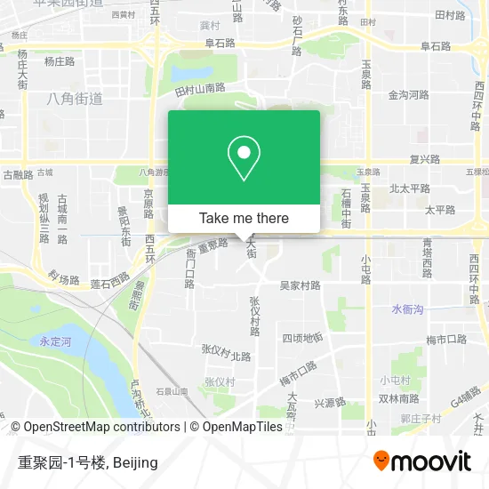 重聚园-1号楼 map