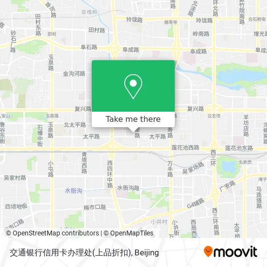 交通银行信用卡办理处(上品折扣) map