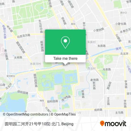 圆明园二河开21号甲10院-北门 map