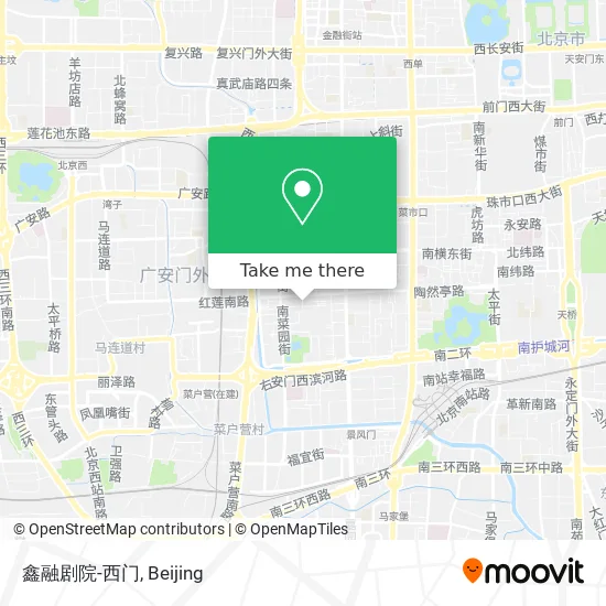 鑫融剧院-西门 map