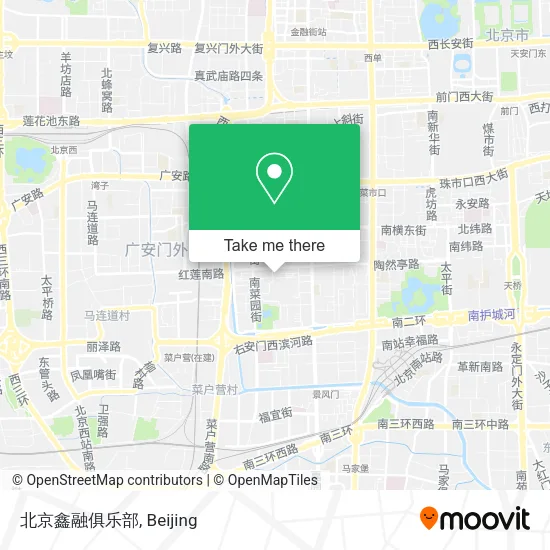 北京鑫融俱乐部 map