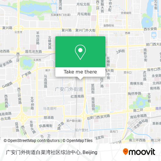 广安门外街道白菜湾社区综治中心 map