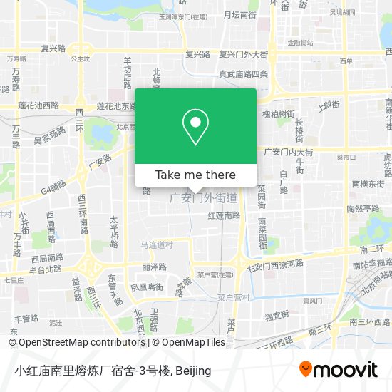 小红庙南里熔炼厂宿舍-3号楼 map