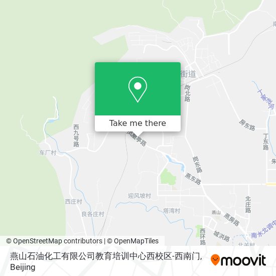 燕山石油化工有限公司教育培训中心西校区-西南门 map