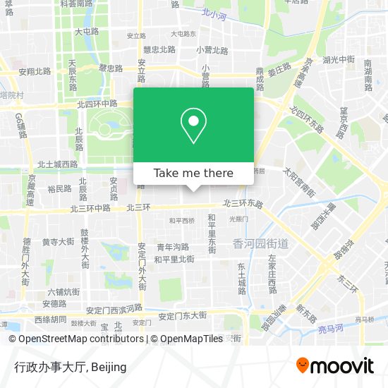 行政办事大厅 map