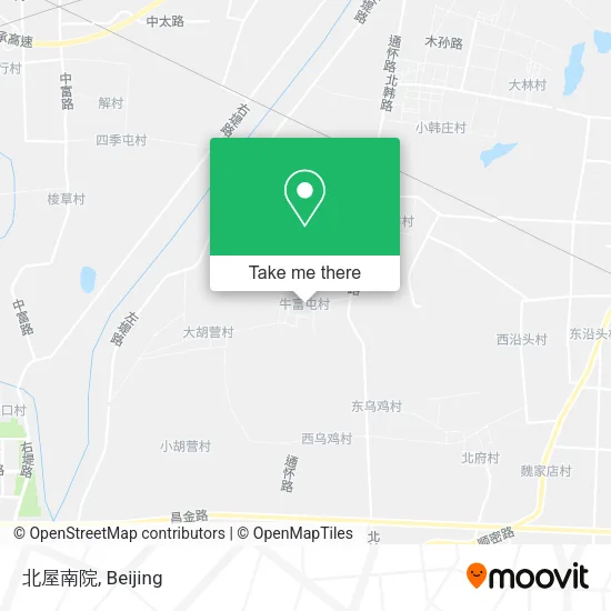 北屋南院 map