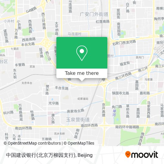 中国建设银行(北京万柳园支行) map