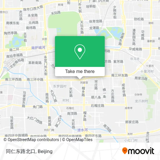 同仁东路北口 map