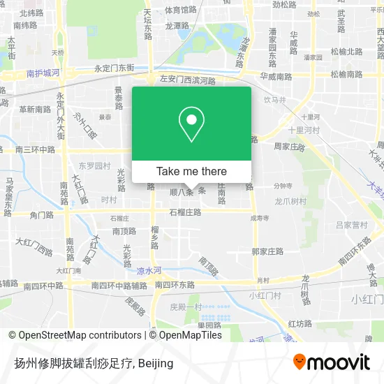 扬州修脚拔罐刮痧足疗 map