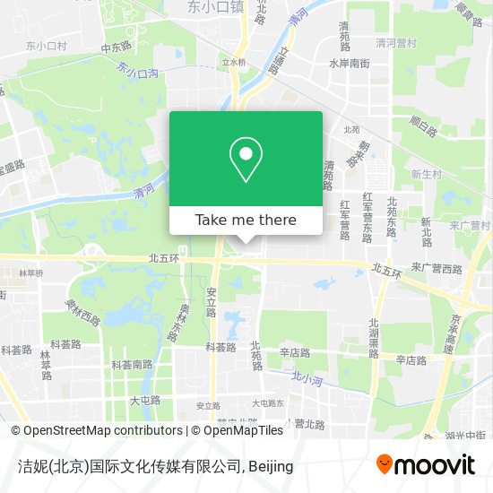 洁妮(北京)国际文化传媒有限公司 map