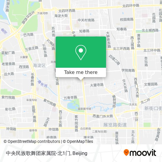 中央民族歌舞团家属院-北1门 map