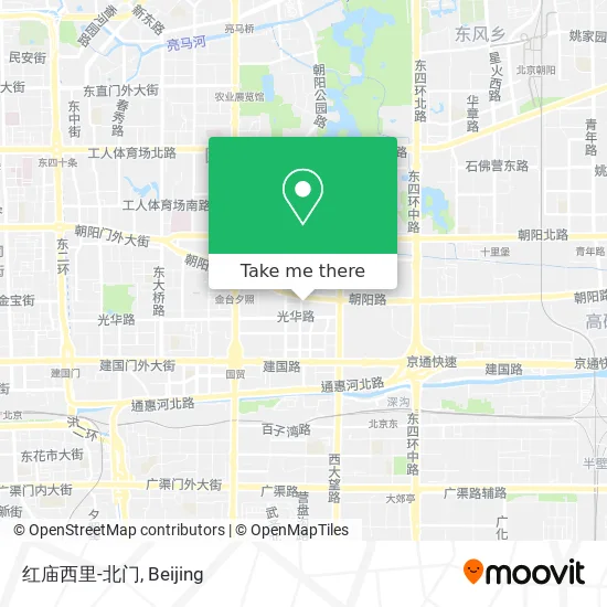 红庙西里-北门 map
